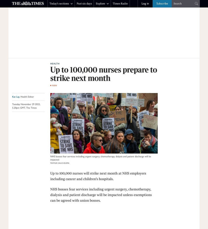 Press coverage: Junior doctors' strike: NHS hit hard by winter pressures, clinicians warn