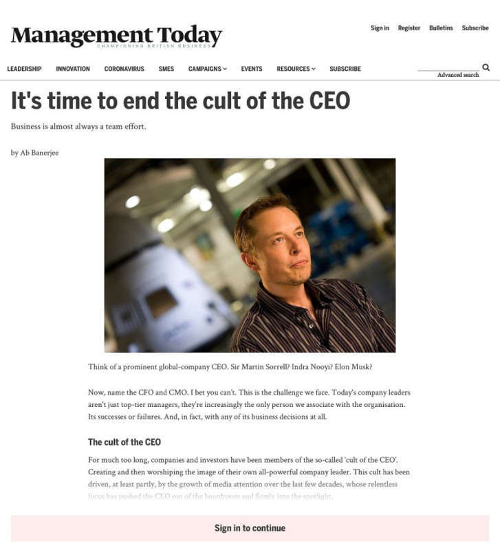 Management Today coverage: Why team cooperation is the missing metric in performance measurement
